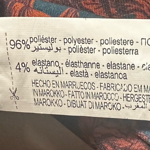 ZARA Women’s Floral Pullover Button Up Long Sleeve Bodycon Dress or Top Sz Small - Picture 6 of 10